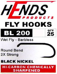 Гачки BL-200 Wet Fly (Hends products) безбородий